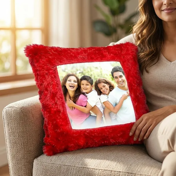 Customisable_Red_Plastic_Cushion_For_Home_Furnishing