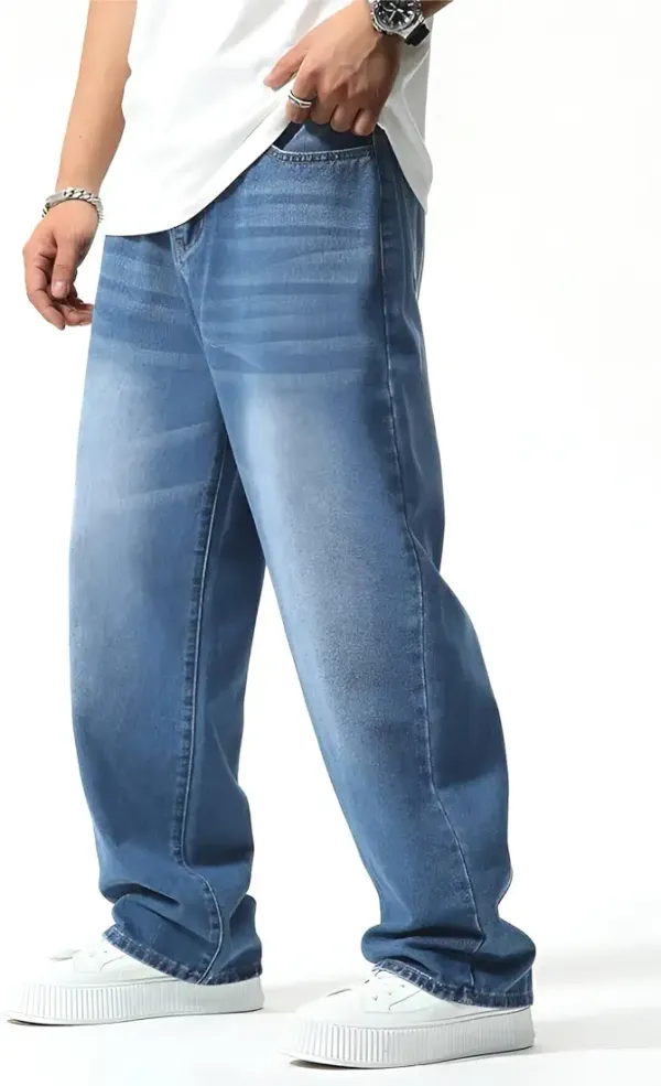 Blue_Baggy_Fit_Denim_Jeans_For_Men