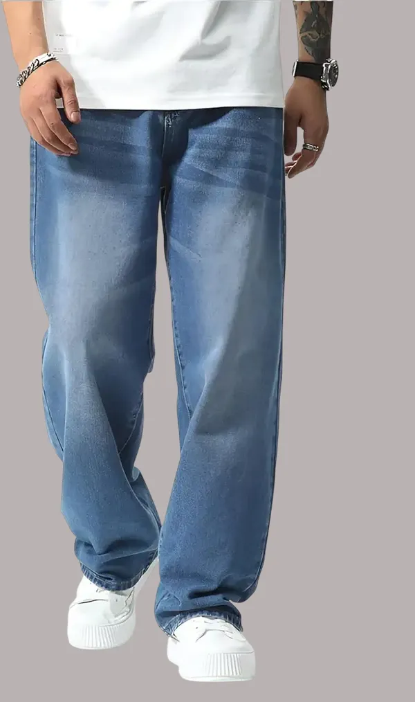 Blue_Baggy_Fit_Denim_Jeans_For_Men