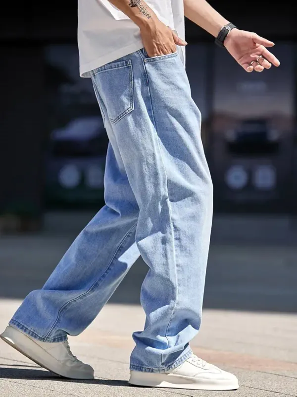 Light_Blue_Baggy_Fit_Denim_Jeans_For_Men