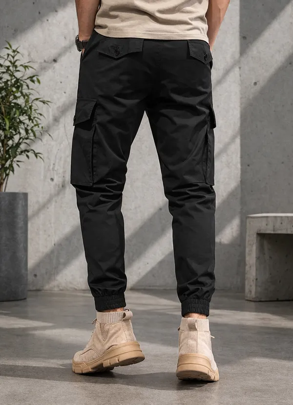 Black_Cotton_Cargo_Pants_For_Men