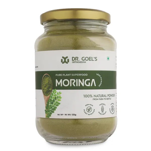 Dr._Goel's_100%_Natural_Moringa_Leaf_Powder_125g_-_For_Bone_strength_and_Immunity