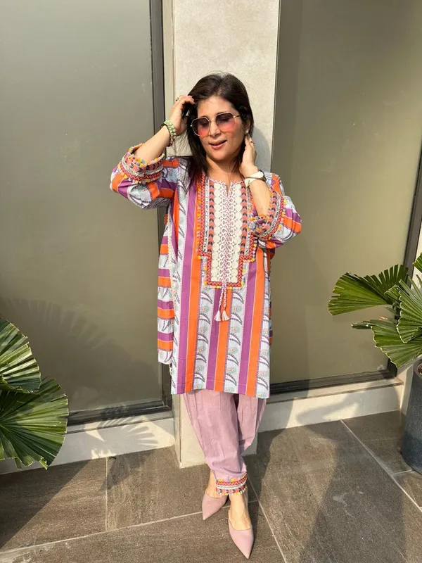 Multicolour_cotton_Kurti_For_Women