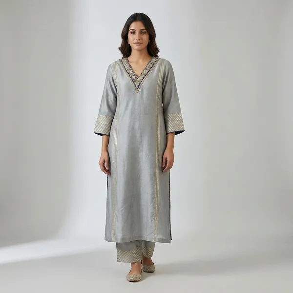 Grey_cotton_Kurta_Set_For_Women