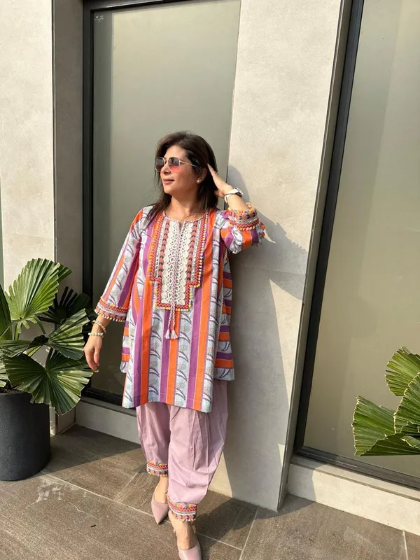 Multicolour_cotton_Kurti_For_Women