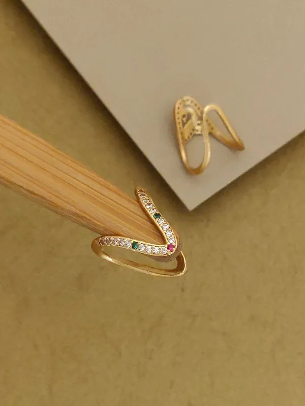 Gold-Toned_Rainbow_Crystal_Snake_Ring