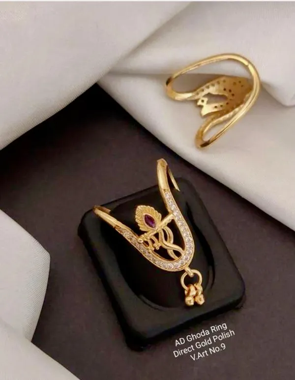AD_Ghoda_Ring_-_Direct_Gold_Polish_(V.Art_No.9)