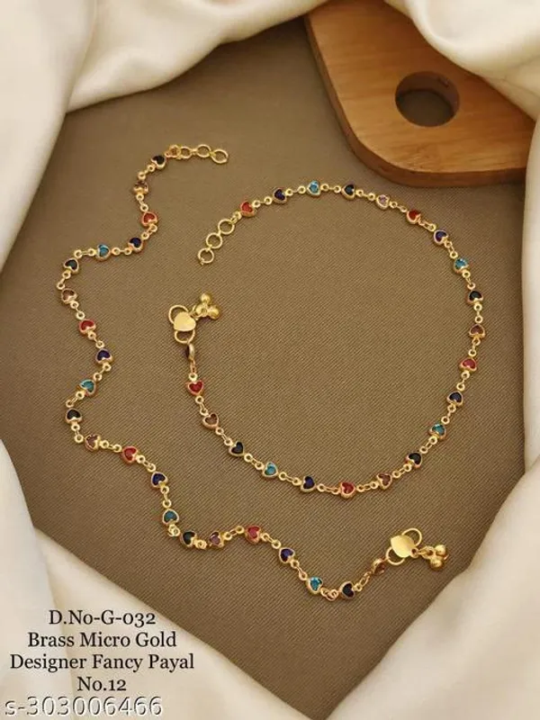 Brass_Micro_Gold_Designer_Fancy_Payal_No.12
