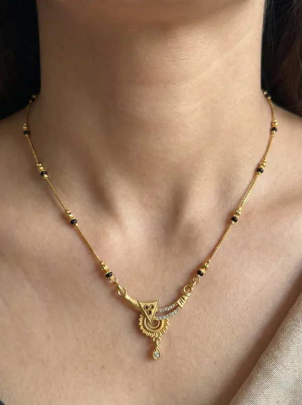 Beautiful_Gold_Plated_Half_Moon_Design_Mangalsutra_With_Cz_Stones_Black_Beads_Daily_Wear_Mangalsutra_For_Women