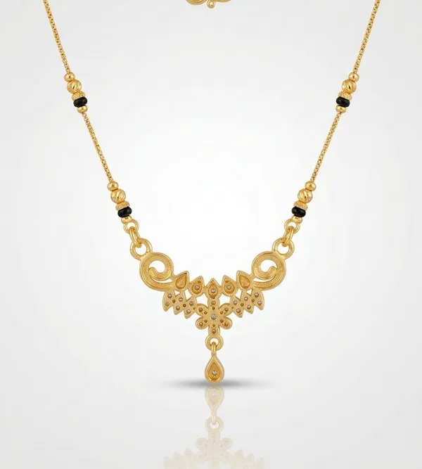 Latest_Gold_Plated_Mangalsutra_For_Women_Cz_Floral_Pendant_Black_Beads_Chain_Fancy_Daily_Wear_Jewellery