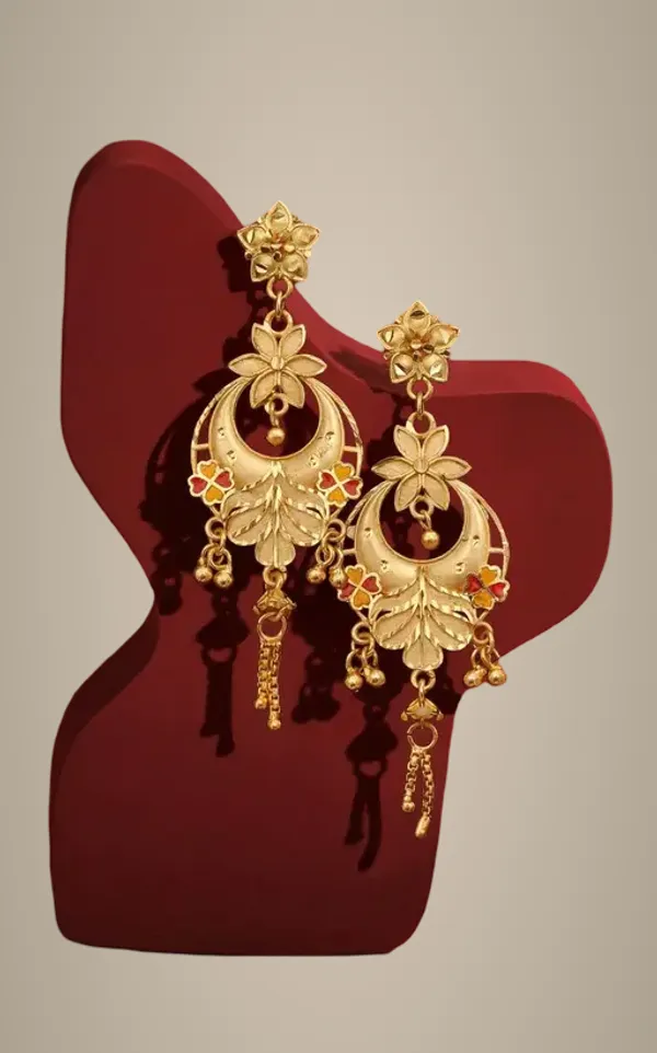 Gold_Plated_Designer_Chandbali_Earrings_For_Women_Floral_Ethnic_Long_Drop_Earrings_Wedding_Jewellery