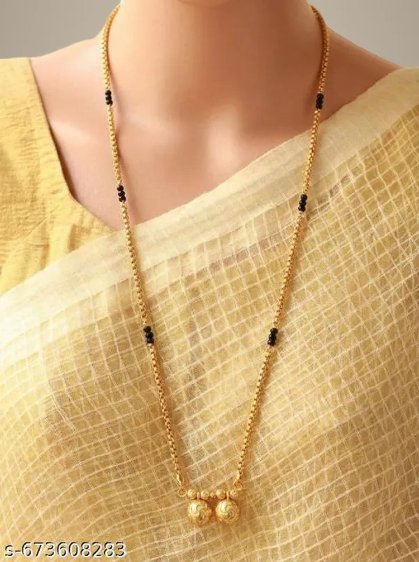 Premium_Line_Gold_Plated_Mangalsutra_For_Women_Daily_Wear_Black_Beads_Traditional_Mangalsutra_Lightweight_Alloy_Gold_Chain_Mangalsutra
