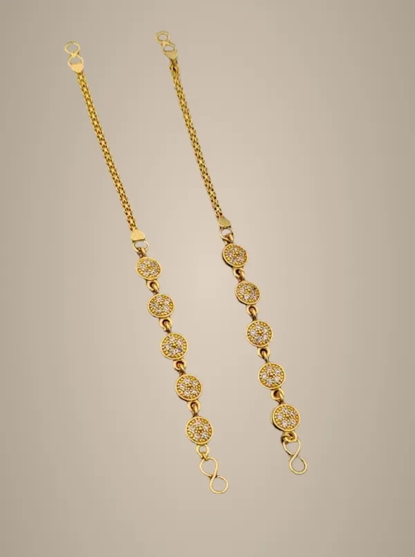 Elegant_Gold_Plated_Round_Cz_Stone_Kan_Chain_For_Women_Fancy_Adjustable_Ear_Chain_Ethnic_Festive_Wear_Jewellery