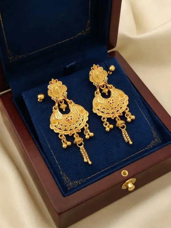 Premium_Antique_Gold_Plated_Chandbali_Earrings_For_Women_Traditional_Ethnic_Meenakari_Design_Long_Dangle_Earrings_Wedding_Festive_Bridal_Jewellery