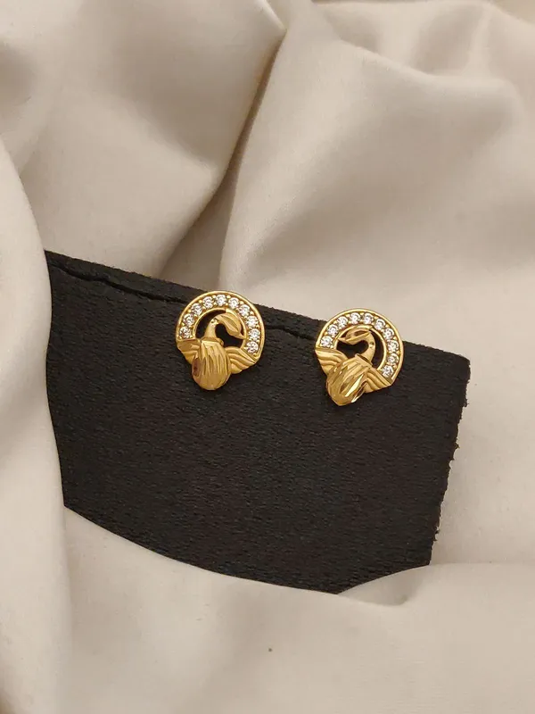 Gold-Toned_Knotted_Earrings_with_Crystal_Detailing