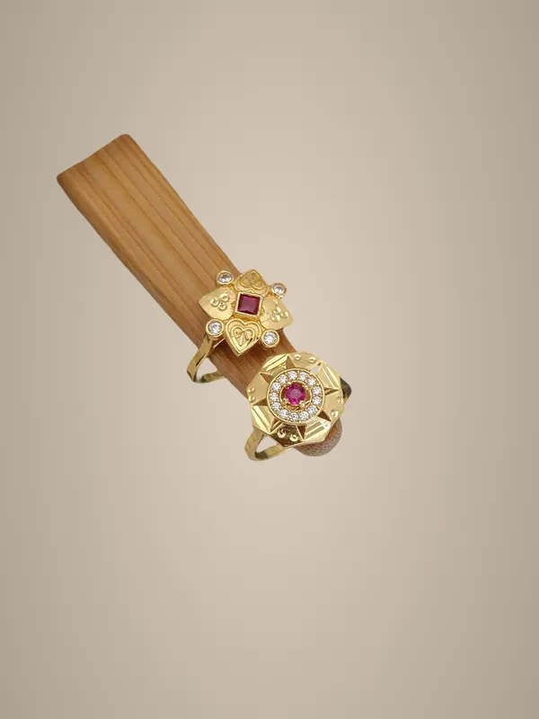 Traditional_Gold-Plated_Finger_Rings_with_Ruby_and_Diamond_Accents