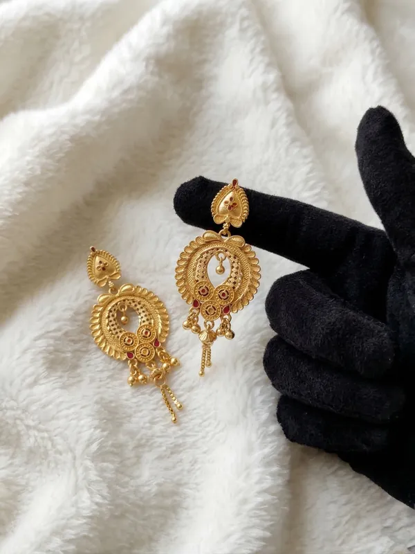Gold_Plated_Designer_Chandbali_Earrings_For_Women_Floral_Ethnic_Long_Drop_Earrings_Wedding_Jewellery
