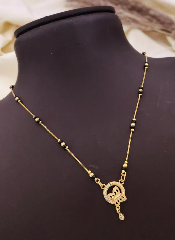 Beautiful_Gold_Plated_Mangalsutra_With_Black_Beads_Butterflyy_Inspired_Designer_Pendant