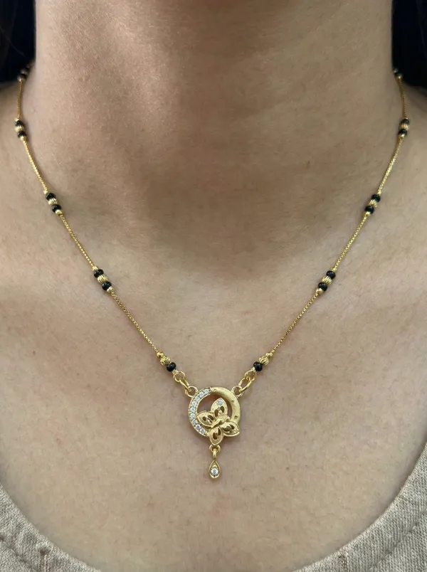 Beautiful_Gold_Plated_Mangalsutra_With_Black_Beads_Butterflyy_Inspired_Designer_Pendant