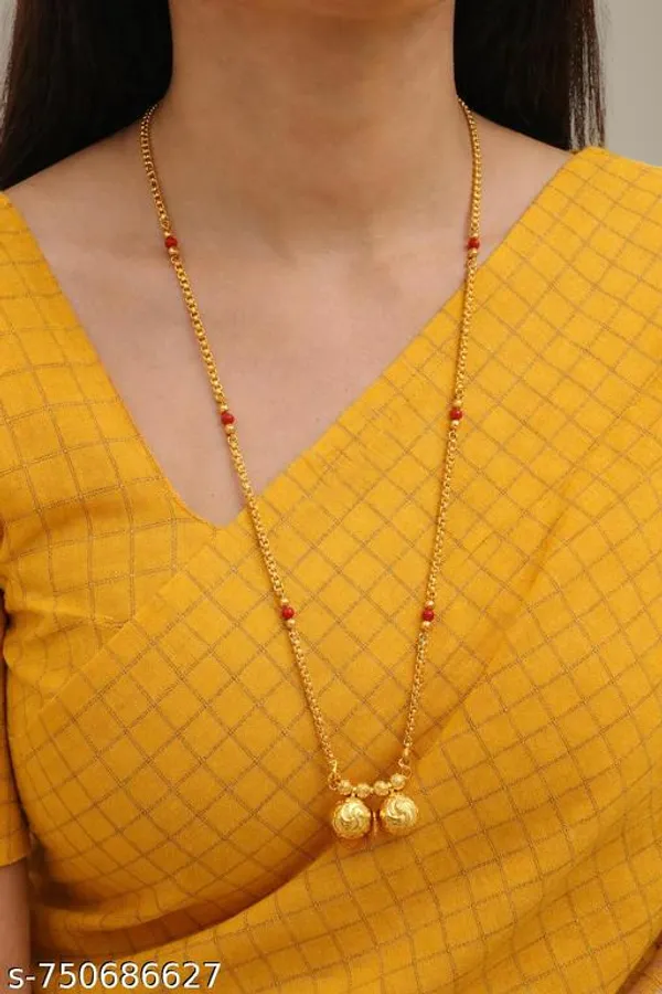 Premium_Line_Gold_Plated_Mangalsutra_For_Women_Daily_Wear_Black_Beads_Traditional_Mangalsutra_Lightweight_Alloy_Gold_Chain_Mangalsutra