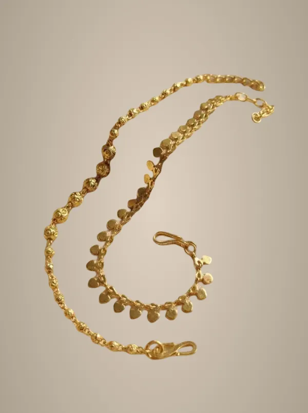 Fancy_Gold_Plated_Heart_Design_Bracelet_Combo_For_Women_Girls_Adjustable_Chain_Bracelet_Set_Daily_Wear_Trendy_Fashion_Jewellery