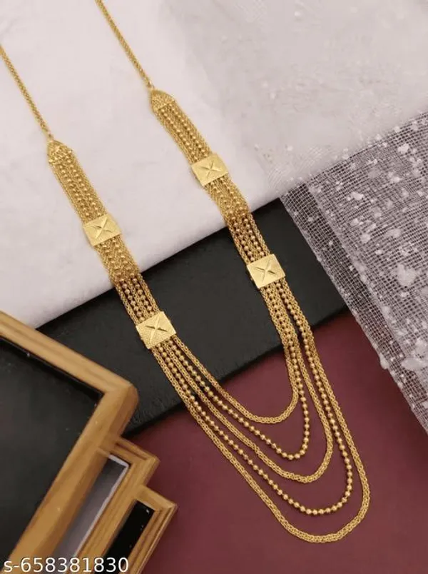 Gold_Plated_Long_5_Line_Necklace_For_Women_Traditional_Multi_Layer_Chain_Necklace_Ethnic_Party_Wedding_Jewellery