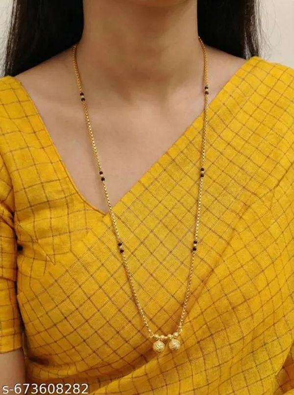 Premium_Line_Gold_Plated_Mangalsutra_For_Women_Daily_Wear_Black_Beads_Traditional_Mangalsutra_Lightweight_Alloy_Gold_Chain_Mangalsutra