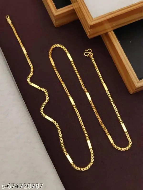 Latest_Designer_Tube_Box_Link_Gold_Chain_Heavy_Look_Artificial_Jewellery
