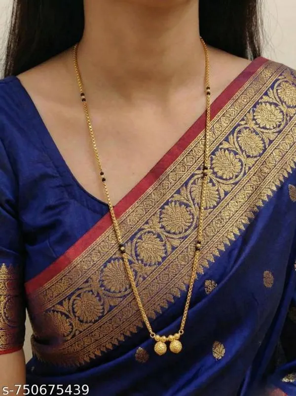 Premium_Line_Gold_Plated_Mangalsutra_For_Women_Daily_Wear_Black_Beads_Traditional_Mangalsutra_Lightweight_Alloy_Gold_Chain_Mangalsutra