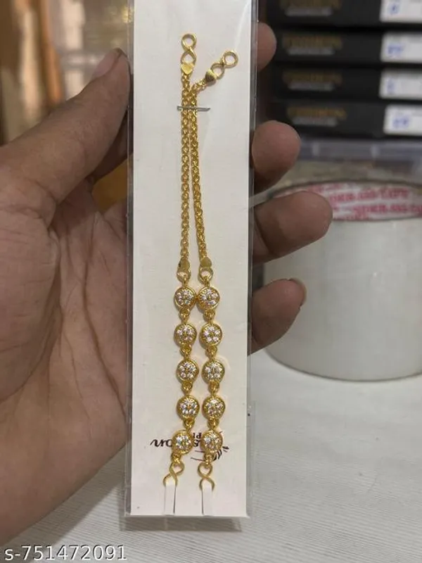 Women_Gold_Plated_Round_Ad_Stone_Kan_Chain_Double_Chain_Ear_To_Earring_Sahara_Ethnic_Bridal_Festive_Jewellery