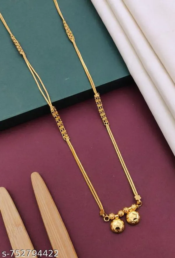 Micro_Gold_Plated_36_Inch_Long_Double_Line_Mangalsutra_For_Women_Traditional_Pinjra_Pattern_Daily_Wear_Mangalsutra_Chain_Brass_Metal_Fancy_Ethnic_Jewellery_Necklace