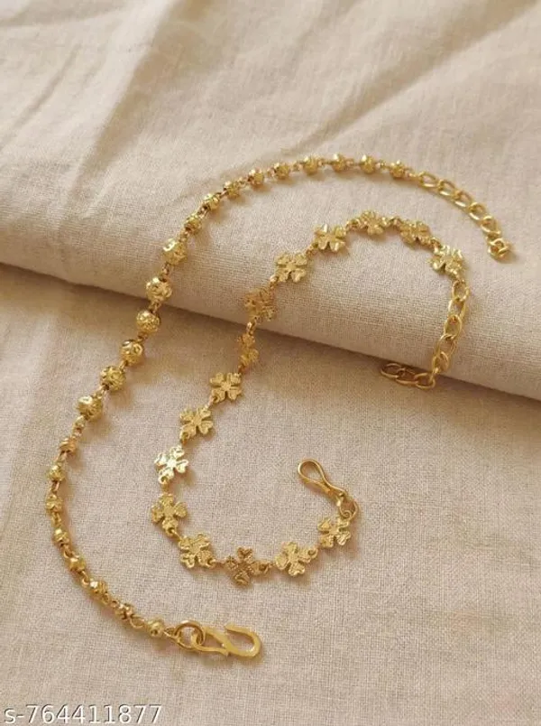 Stylish_Gold_Plated_Floral_Design_Bracelet_Set_For_Women_Adjustable_Chain_Bracelet_Combo_Party_Wear_Casual_Fashion_Jewellery