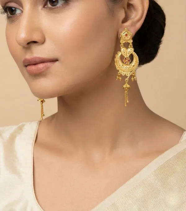 Traditional_Gold_Plated_Antique_Circular_Chandbali_Earrings_For_Women_Ethnic_Cutwork_Design_Dangler_Earrings_Bridal_Festive_Party_Wear