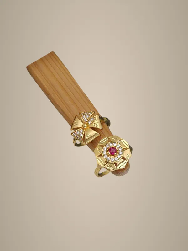 Gold-Plated_Studded_Ring_Set_-_Pack_of_2