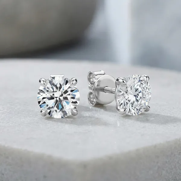 925_Sterling_Silver_Solitaire_Round_Earrings