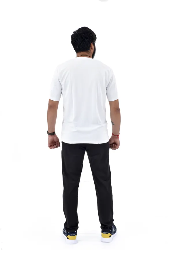 White_And_Black_Polyester_Tracksuit_Set_For_Men