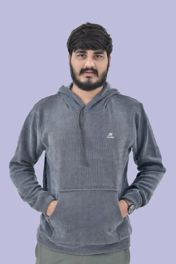 Grey_Polyester_Hoodie_For_Men