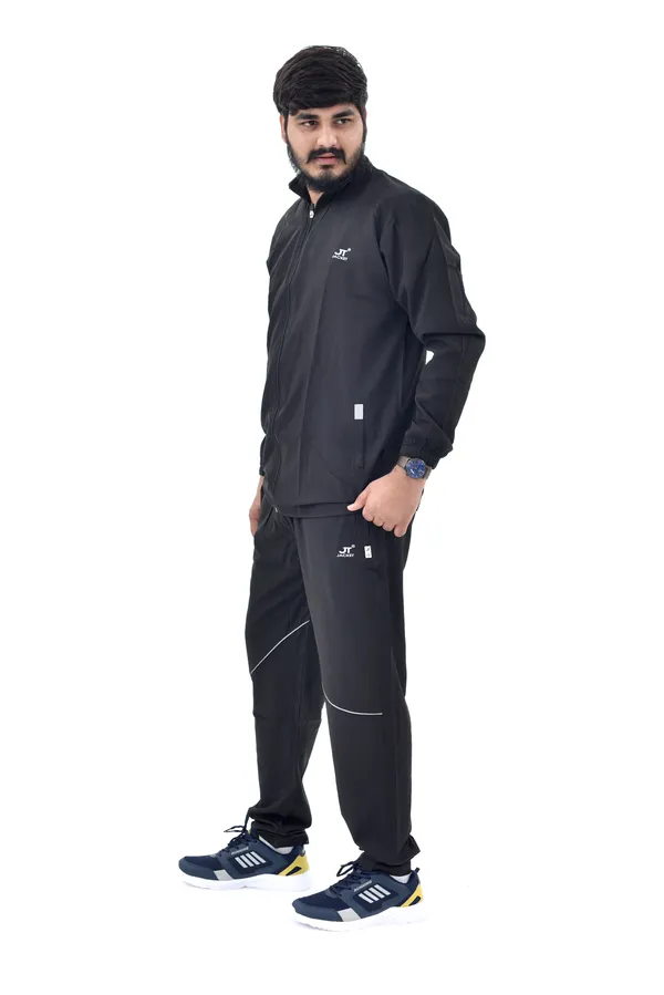 Black_Polyester_Tracksuit_Set_For_Men