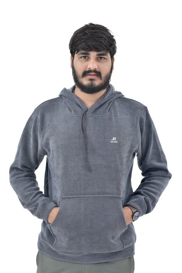 Grey_Polyester_Hoodie_For_Men