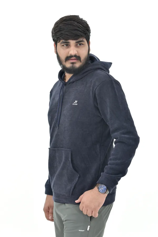 Blue_Corduroy_Hoodie_For_Men