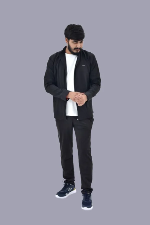 Black_Polyester_Tracksuit_Set_For_Men