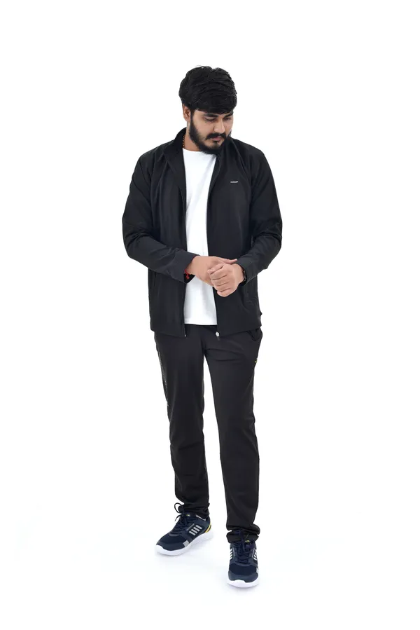 Black_Polyester_Tracksuit_Set_For_Men