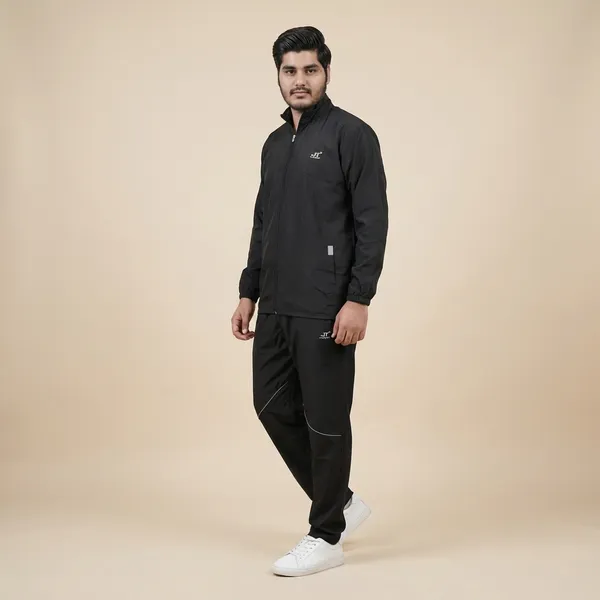 Black_Polyester_Tracksuit_Set_For_Men