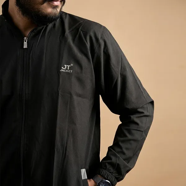 Black_Polyester_Tracksuit_Set_For_Men