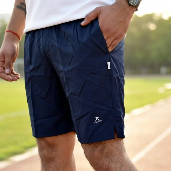 Blue_Polyester_Shorts_For_Men