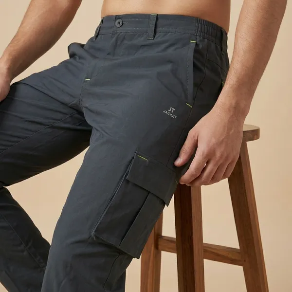 Grey_Polyester_Cargo_Track_Pants_For_Men