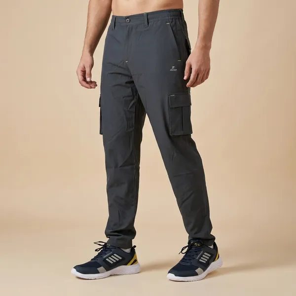 Grey_Polyester_Cargo_Track_Pants_For_Men