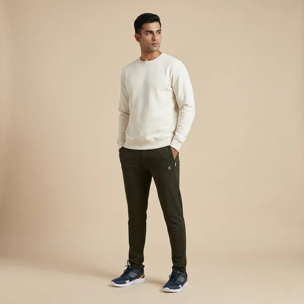 Green_Polyester_Track_Pants_For_Men