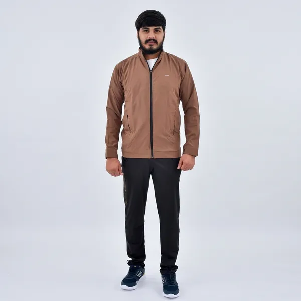 Brown_Polyester_Tracksuit_Set_For_Men