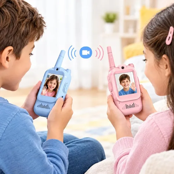Skaleups_Kids_Video_Walkie_Talkie_with_Camera,_Video_Calling,_Voice_Intercom_&_Photo_Album_–_Rechargeable_Two-Way_Communication_Toy_for_Kids